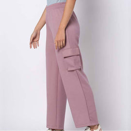 Pantaloni casual da donna a vita media